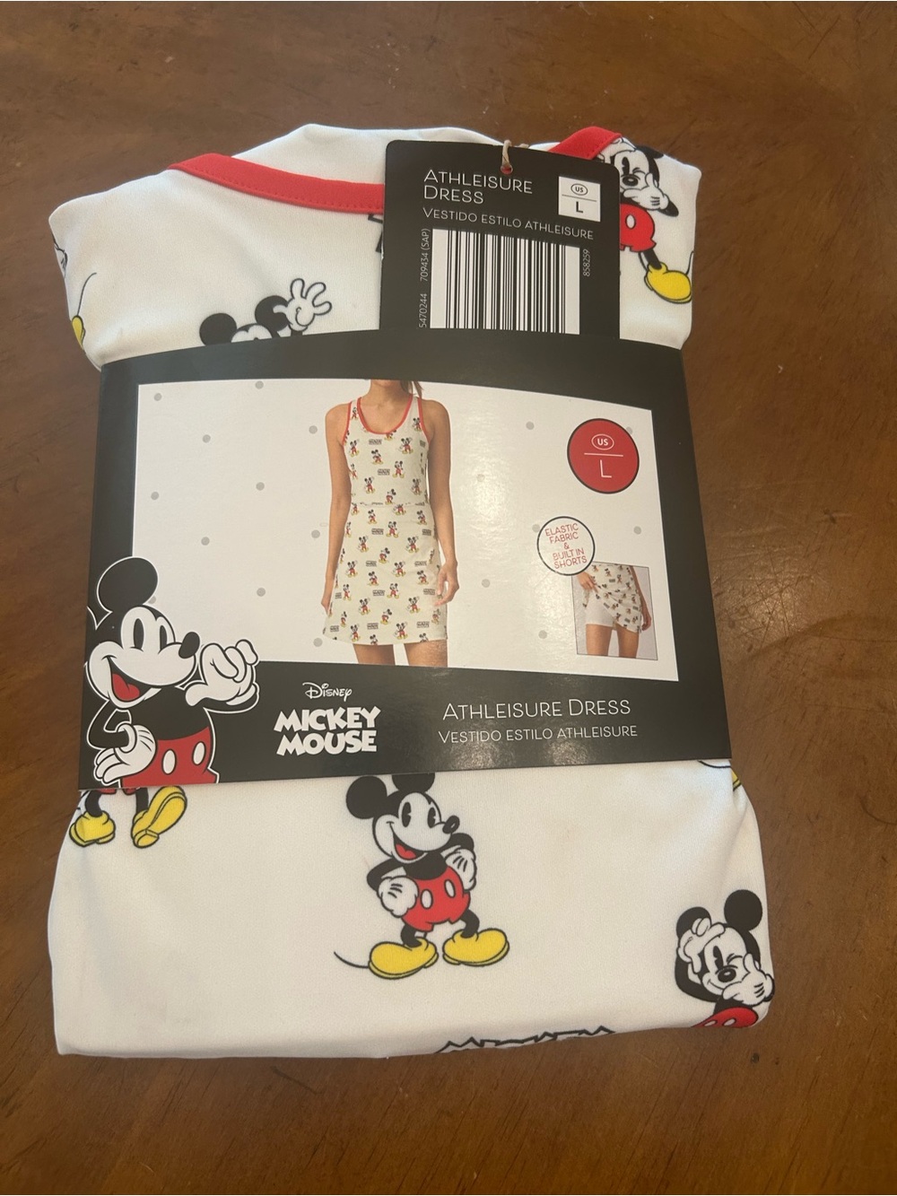 Disney Women's White Athleisure Dress